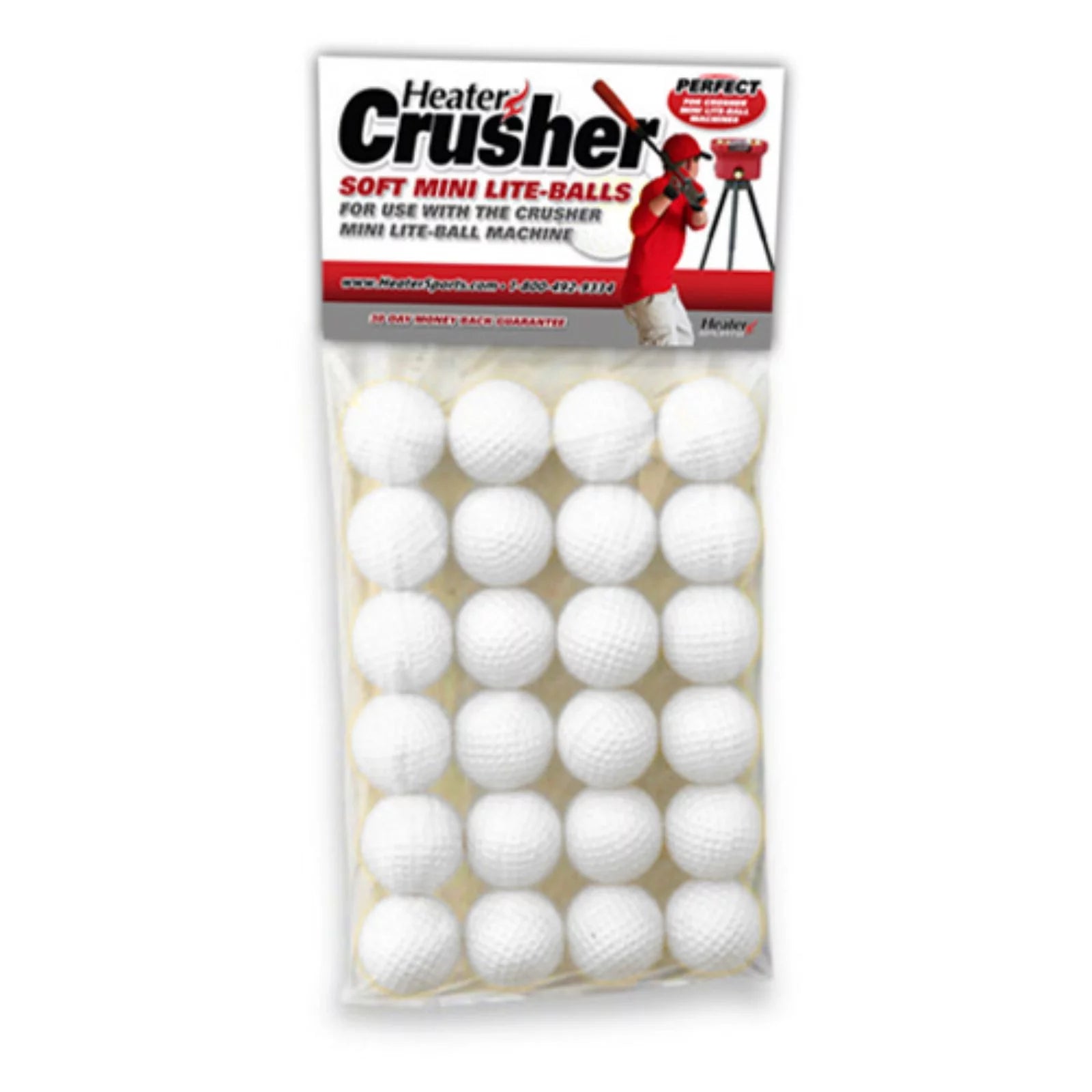 Heater Sports Crusher Fast Mini Poly Balls - Pack of 24