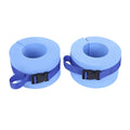 Hemoton 1 Pair Swim Aquatic Cuffs Aqua Resistance Exercise Cuffs Water Aerobics Float Ring Fitness Exercise Set with Quick Release Buckle for Swim (Blue)