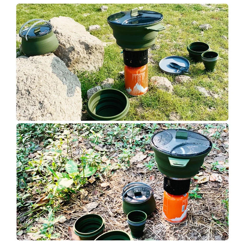 Arealer Cookware pan,Cookware Pan Pot SetCookware Set Portable Set Pot Set Portable Set Collapsible Buzhi Cookware Set Huiop
