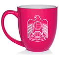 United Arab Emirates Eagle Ceramic Coffee Mug Tea Cup Gift (16oz Hot Pink)