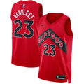 Unisex Nike Fred VanVleet Red Toronto Raptors Swingman Jersey - Icon Edition