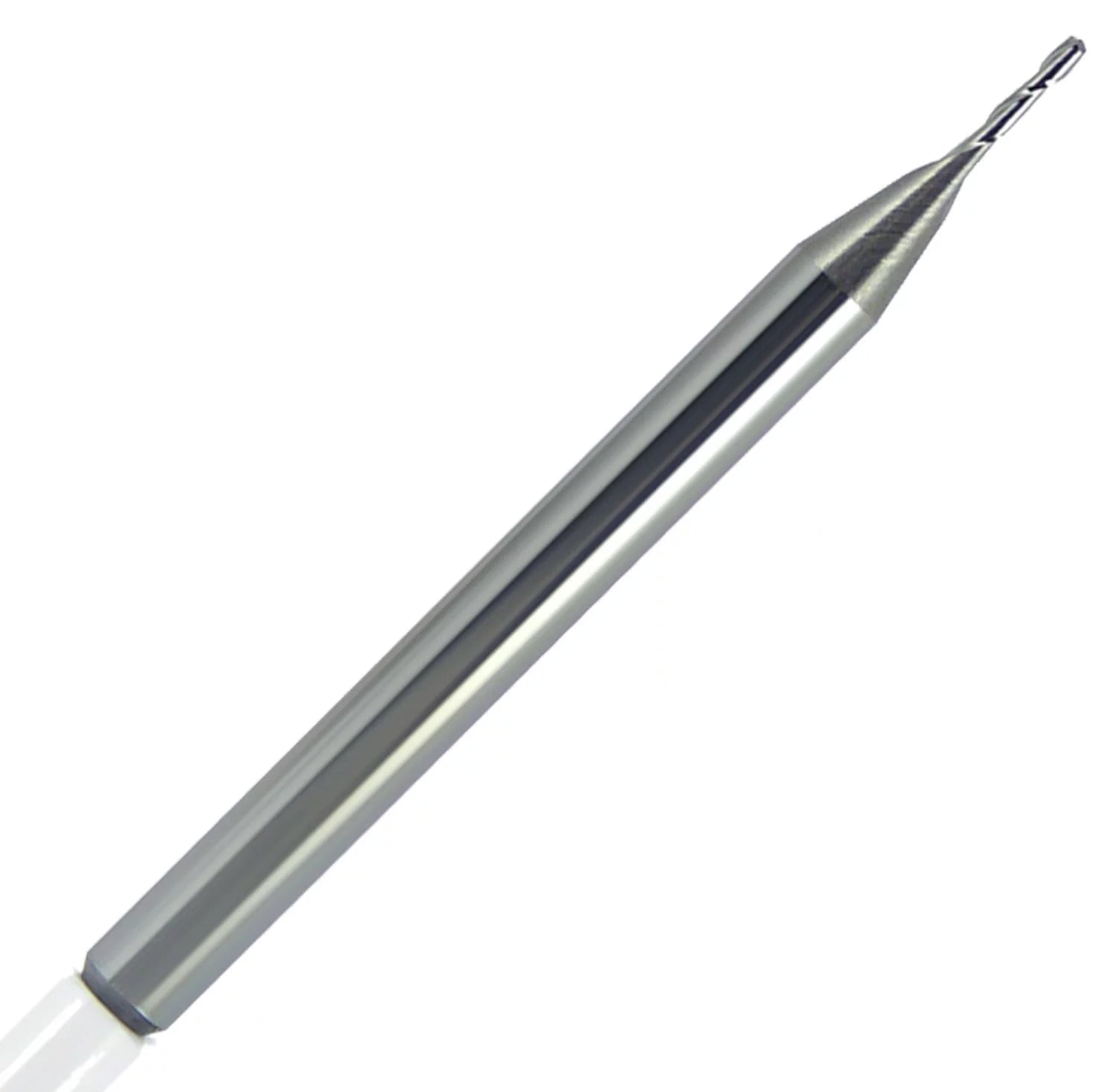 0.040 Diameter 2 Flute Bright Carbide End Mill, .120 Length of Cut, 1-1/2 Overall Length