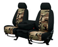 CalTrend Front Buckets Camo Seat Covers for 2013-2017 Buick/Chevy/GMG Enclave|Traverse|Acadia - CV536-92KS Retro Insert with Black Trim