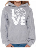 Awkward Styles Volleyball Hooded Sweatshirt Volleyball Lover Hoodies for Women Volleyball Sweater