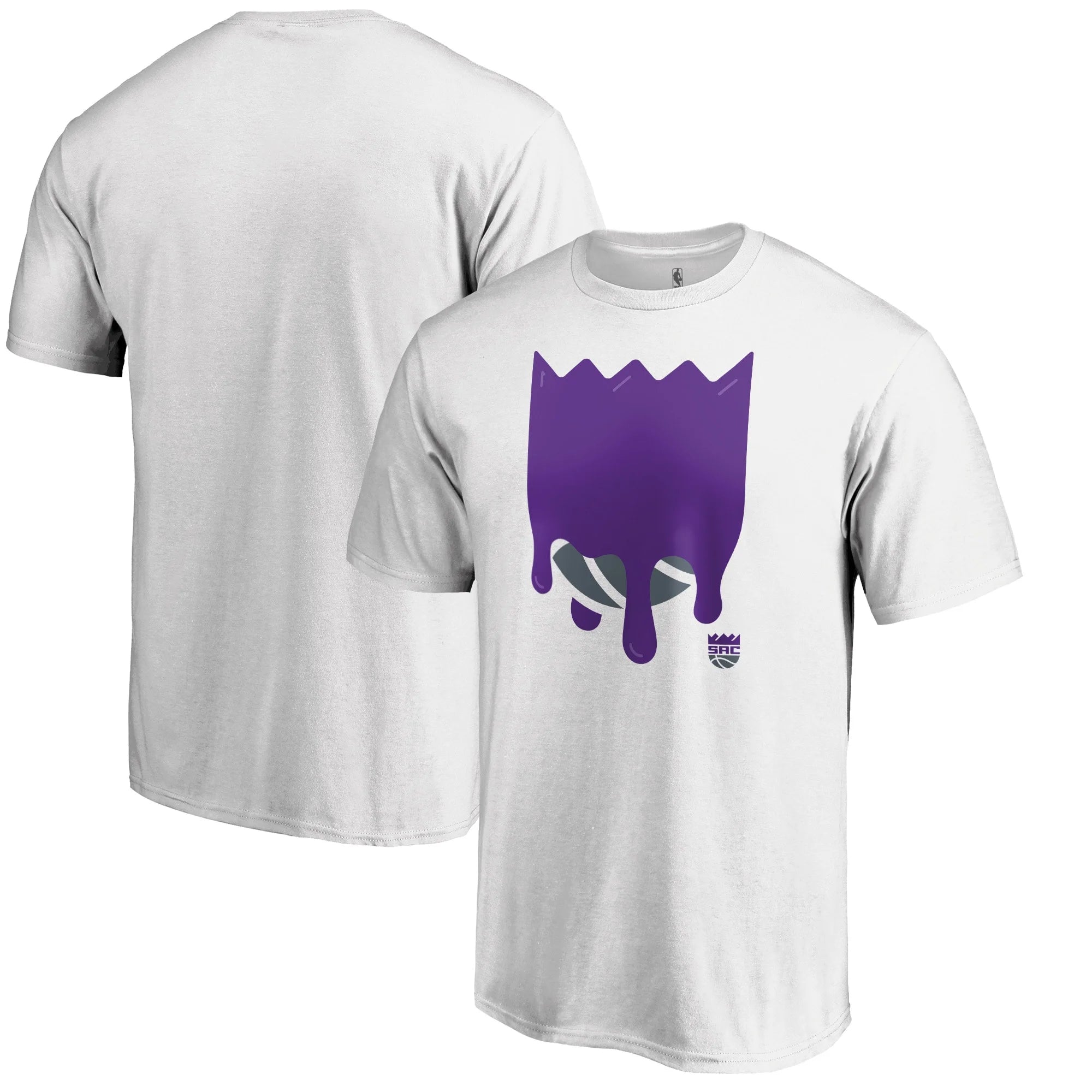 Men's Fanatics Branded White Sacramento Kings Nice Drip T-Shirt