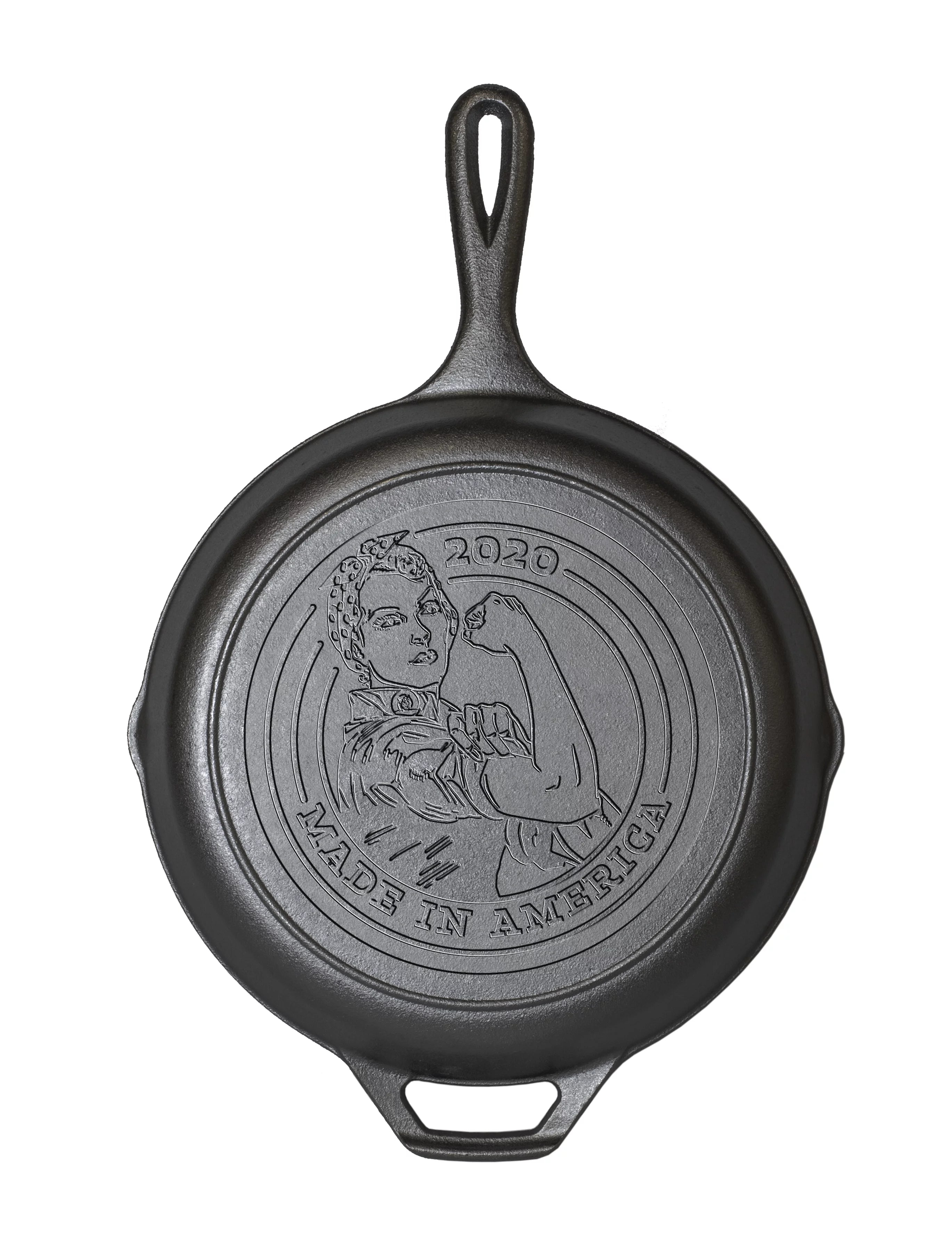 Lodge 10.25 Cast Iron Skillet, MIA Series Rosie the Riveter ¨C 2020