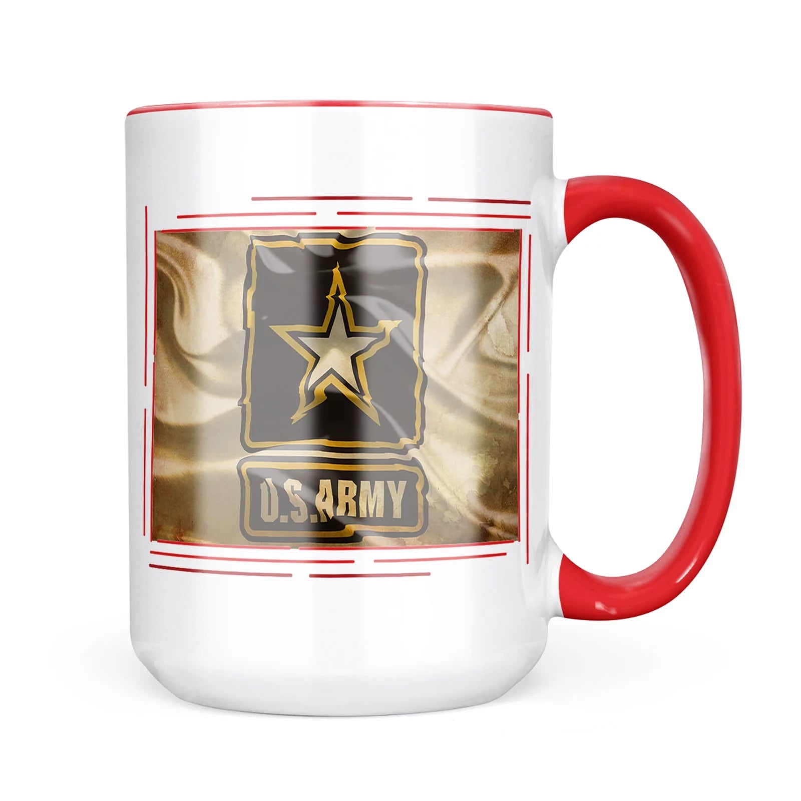 Neonblond United States Army Flag Mug gift for Coffee Tea lovers
