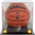 Memphis Grizzlies Golden Classic Team Logo Basketball Display Case - Fanatics Authentic Certified