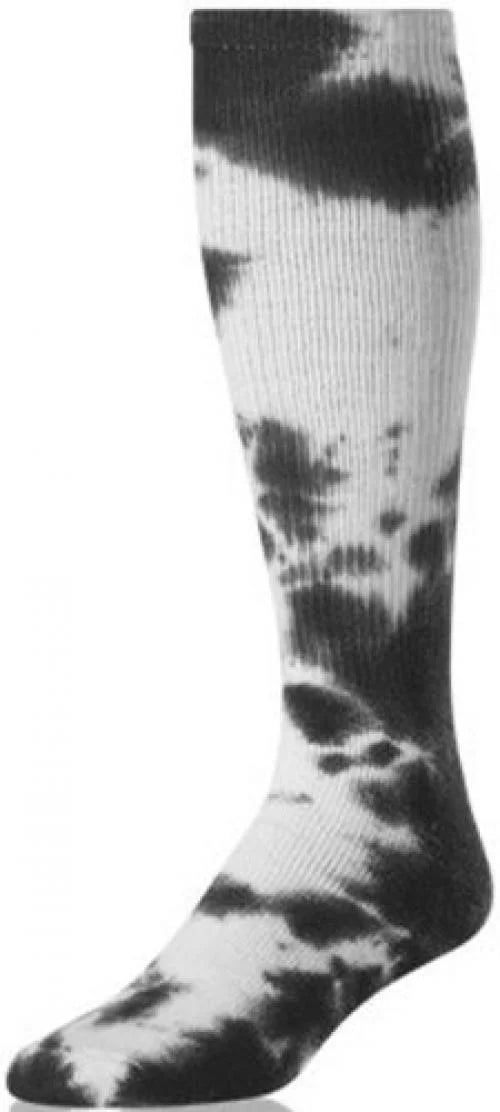 TCK Tie Dye Multisport Tube Socks BlackWhite, Medium