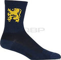 Socks - SockGuy - Lacrosse Padded LAX Check Sticks Blue L/XL Cycling/Running