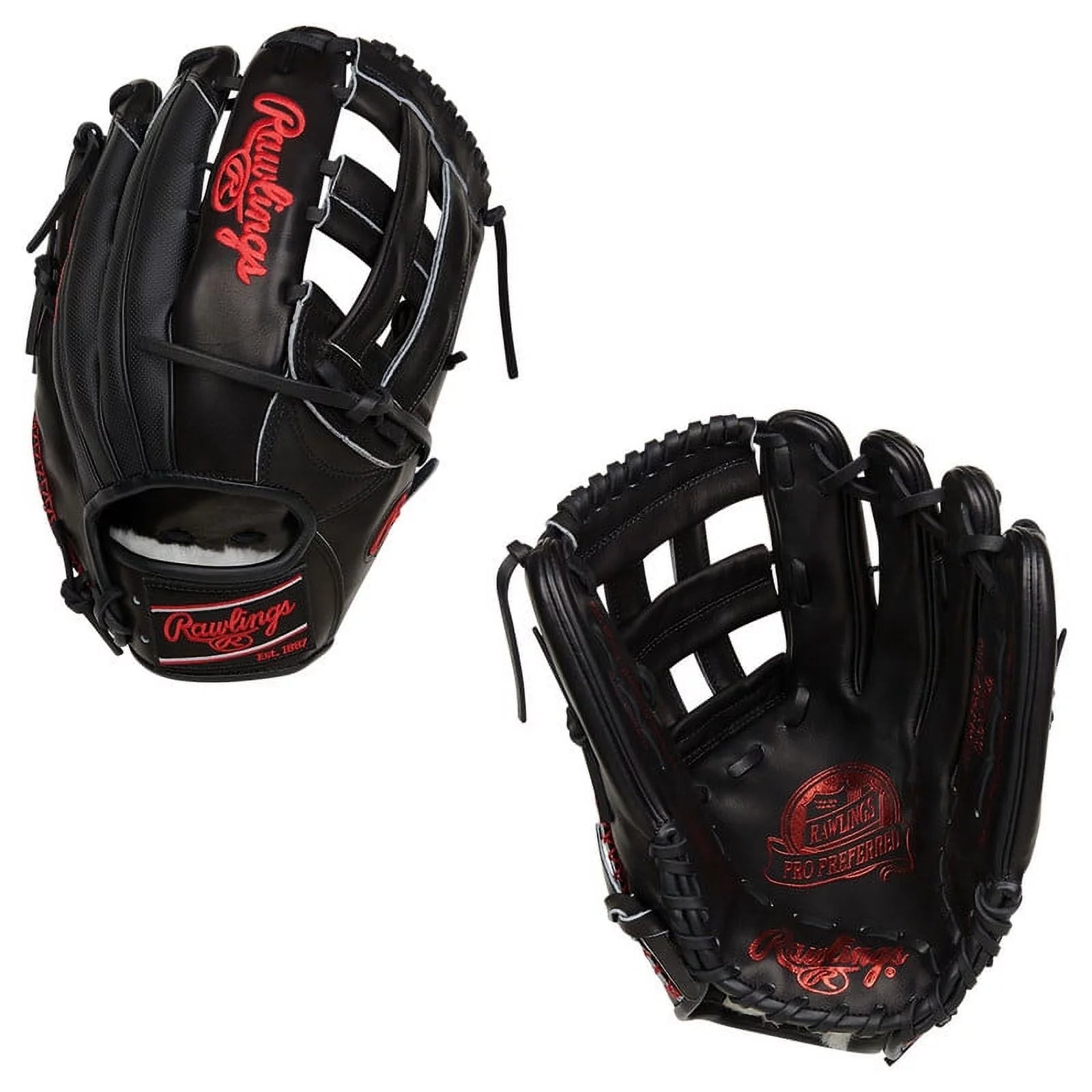 Rawlings Pro Preferred Series Baseball Glove | LHT | 12.75 inch | Outfield