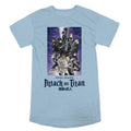 Attack On Titan Season 4 Final Season Artwork Crew Neck Short Sleeve Celadon Women's Night Shirt-Large