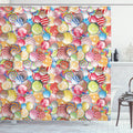 Vibrant Candyland Theme Shower Curtain: Brighten Your Bathroom with Colorful Delights