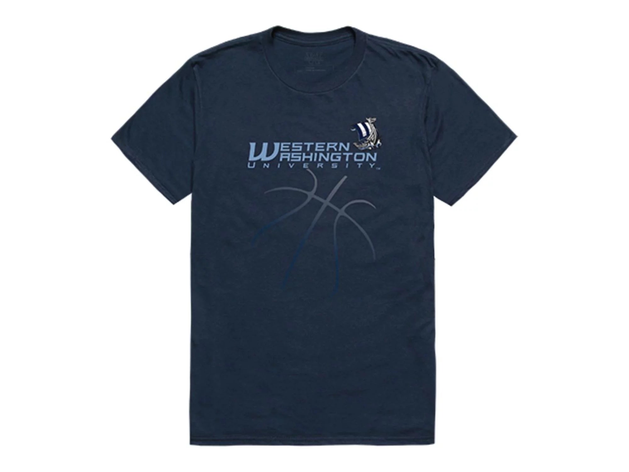 Western Washington University WWU Vikings Basketball T-Shirt Navy
