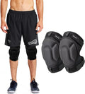 Namzi Knee Pads with Adjustable Bandage for Adults & Teenagers, Anti-Slip & Collision Avoidance Volleyball Football Basketball Knee Pads, Thick Padded Knee Protection