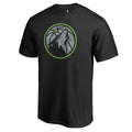 Men's Fanatics Branded Black Minnesota Timberwolves Static Logo T-Shirt