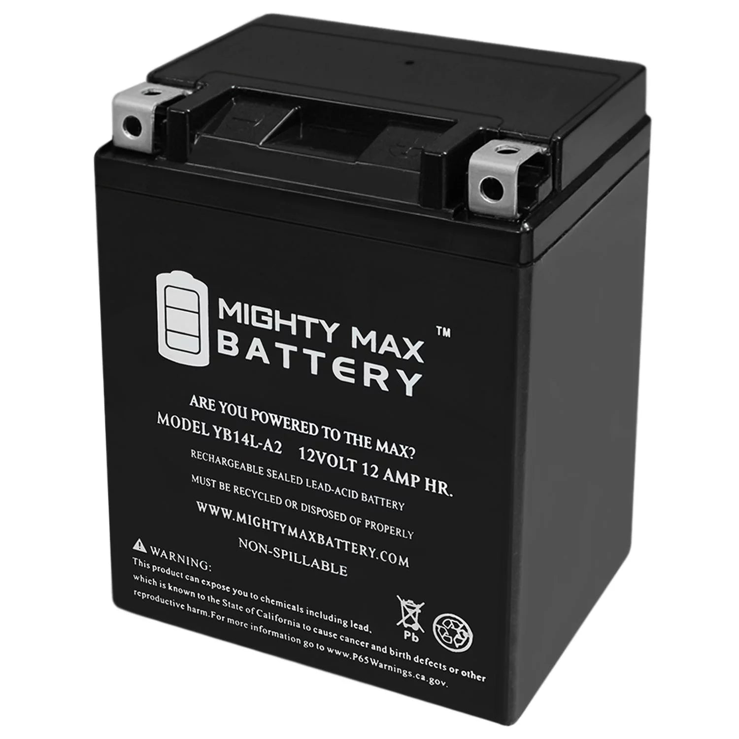 YB14L-A2 12V 12Ah Replacement Battery for Honda Cb F Bol D (Sc11) 1100 83