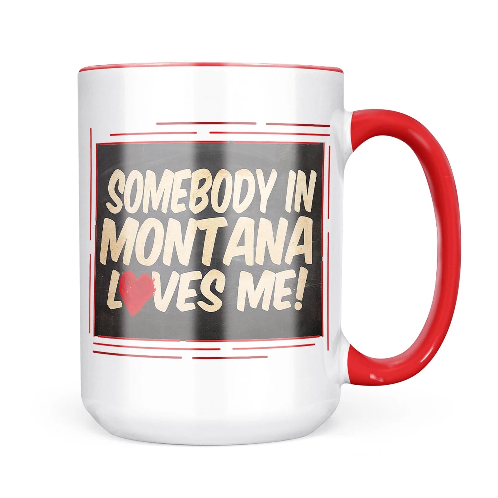Neonblond Somebody in Montana Loves me, United States Mug gift for Coffee Tea lovers