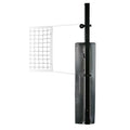 Sand Blast Complete Steel Recreational Steel Volleyball System with Sleeves for Sand, Sienna Orange