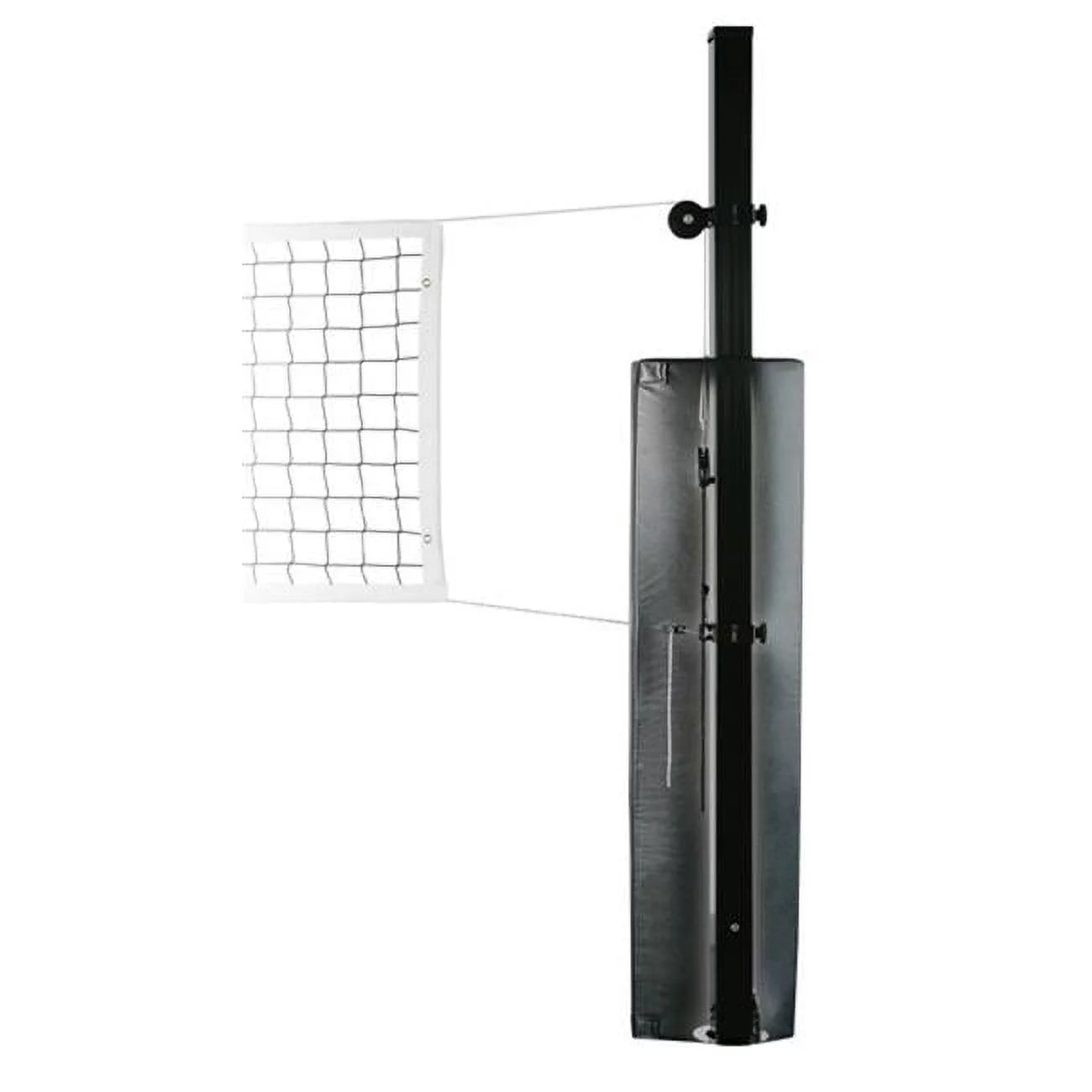 Sand Blast Complete Steel Recreational Steel Volleyball System with Sleeves for Sand, Sienna Orange