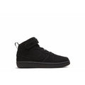 Nike Little Kid Court Borough Mid 2 Children's Athletic Shoe, Nubuck/Black/Black 13 Little Kid
