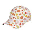 Coaee Cute Cartoon Mushrooms Adjustable Fashionable Curved Brim Baseball Cap Outdoor Hat, Uv Protection And Non-Stuffy Baseball Cap