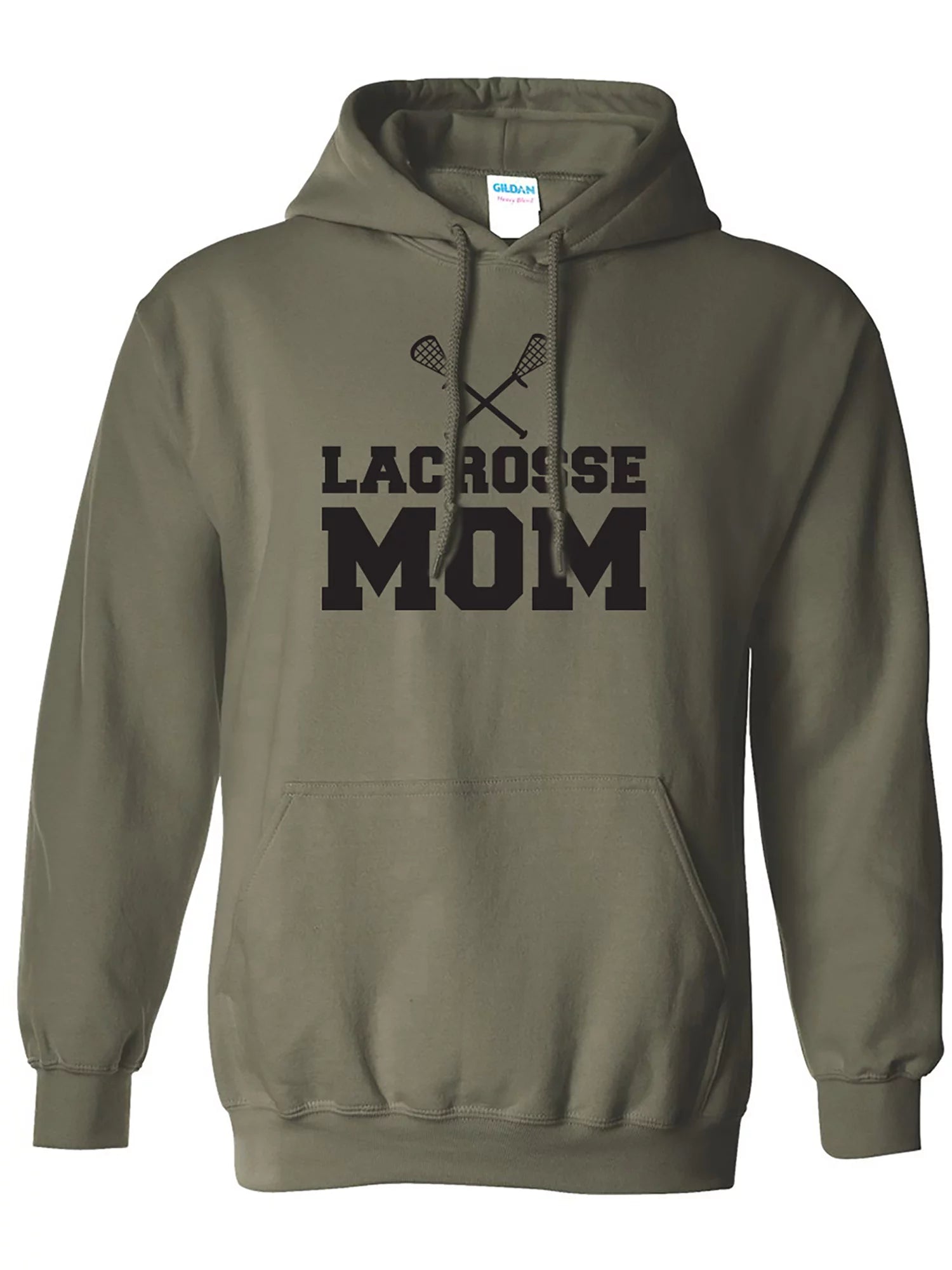 Lacrosse Mom Adult Hooded Sweatshirt