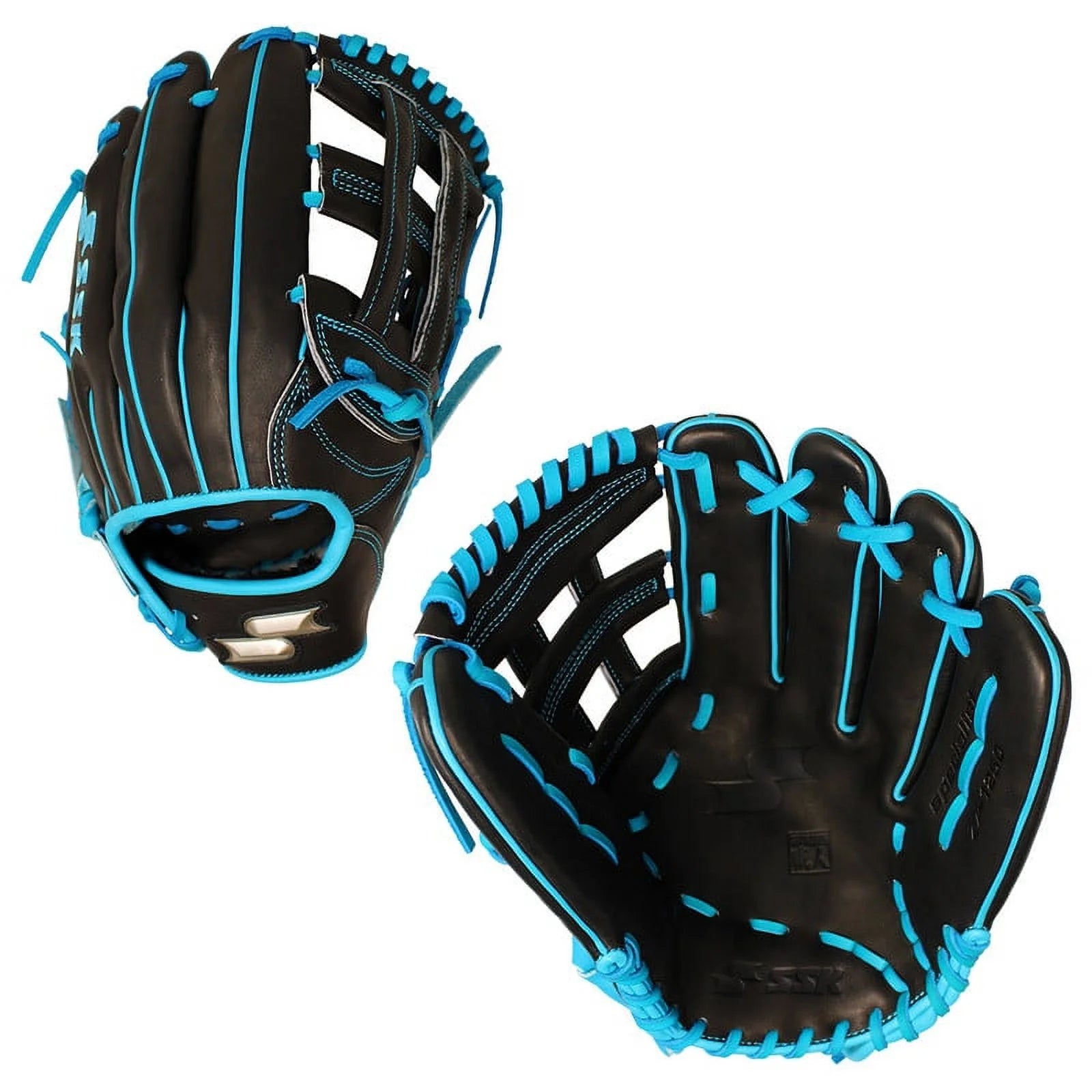 SSK Z7 Specialist 12.5 Outfield Baseball Glove Z7-1250BLKEBL3