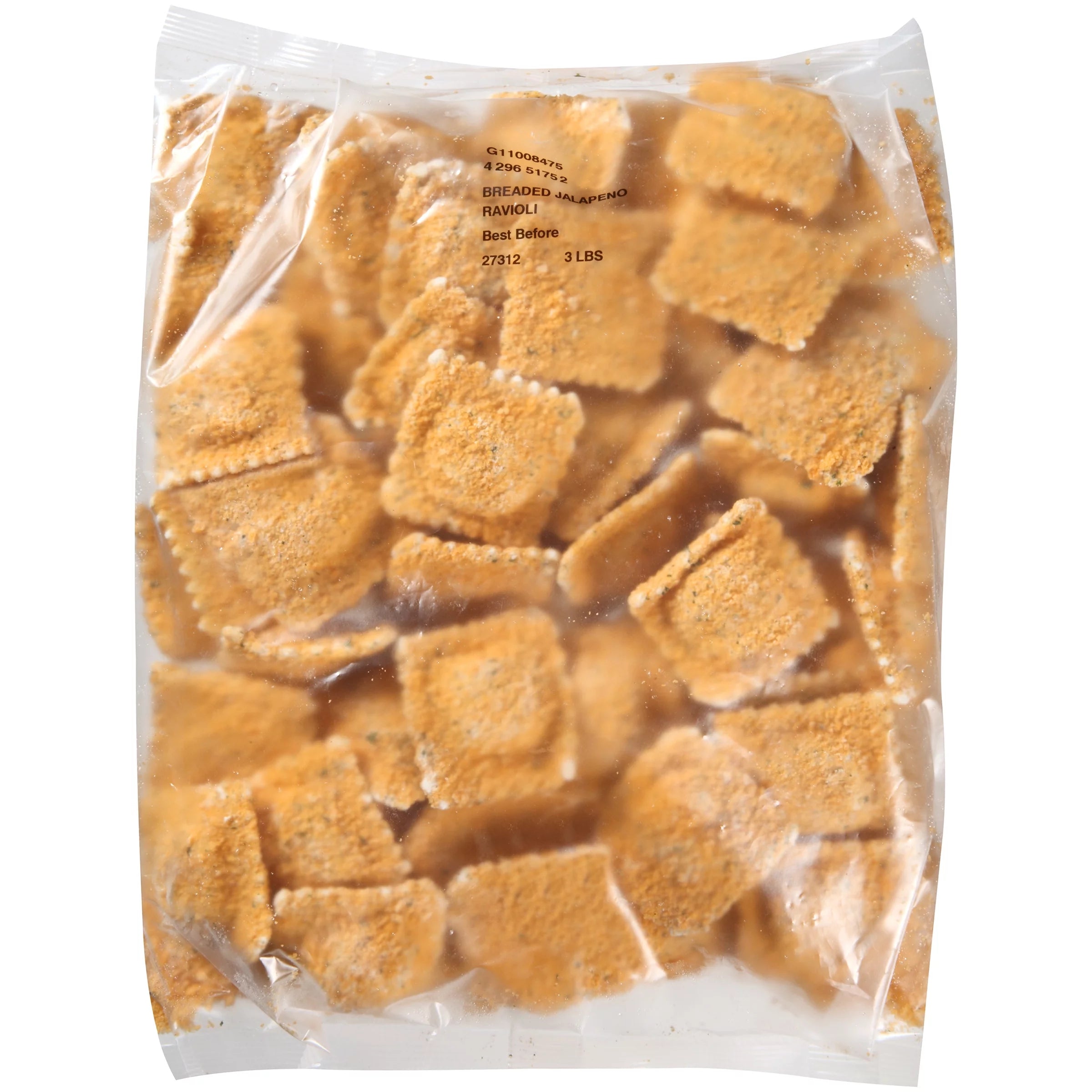Joseph's Gourmet Pasta Breaded Jalapeno Ravioli 3 lb (Pack of 2)