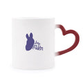 United States Democrats Politic Joe Blue Profile Heat Sensitive Mug Red Color Changing Stoneware Cup