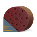 POWERTEC 45815, 6 x17 Holes, 150 Grit Sanding Disc |A/O Hook and Loop Disc for Random Orbital Sanders - 50 Pack