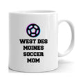 Tri Icon West Des Moines Soccer Mom Ceramic Dishwasher And Microwave Safe Mug By Undefined Gifts