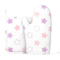 XMXY Oven Mitts and Pot Holders 2 Pcs Sets, Multishape Star Heat Resistant Silicone Cooking Gloves for Grill Baking BBQ Kitchen Decor