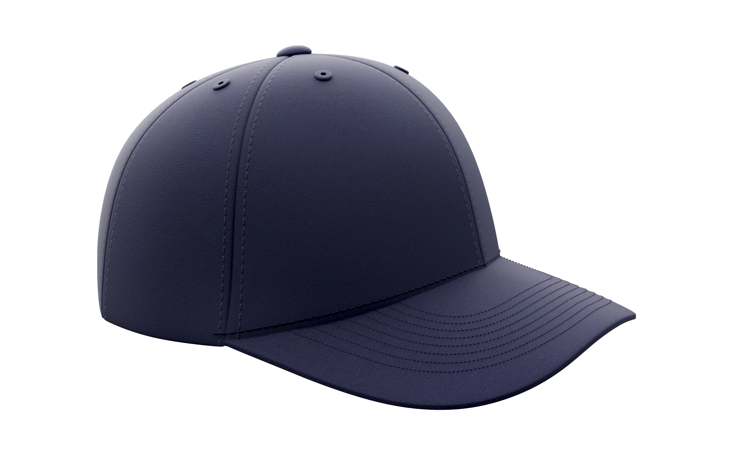 Great Call Athletics | Navy 8-stitch Base Small/Medium Pro Flex Fit Umpire Hat Baseball Softball NFHS Ump Cap Poly Spandex