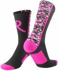 Twin City Digital Camo Breast Cancer Awareness Crew Socks