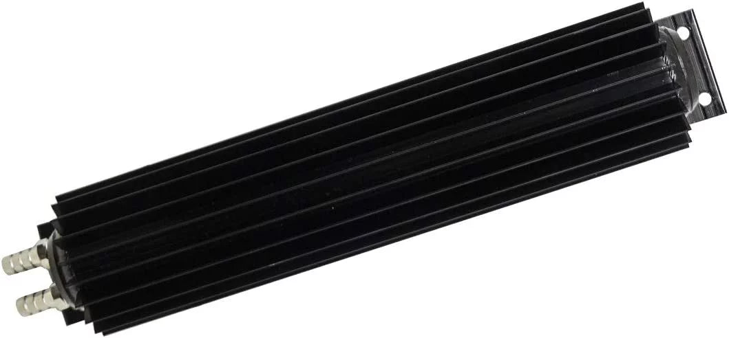 Cobra-Tek 12 Finned Dual Line Aluminum Transmission Cooler Black