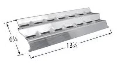 Porcelain steel 5-pc heat angle set for Weber brand gas grills