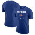 Men's Nike Blue New York Knicks Just Do It T-Shirt