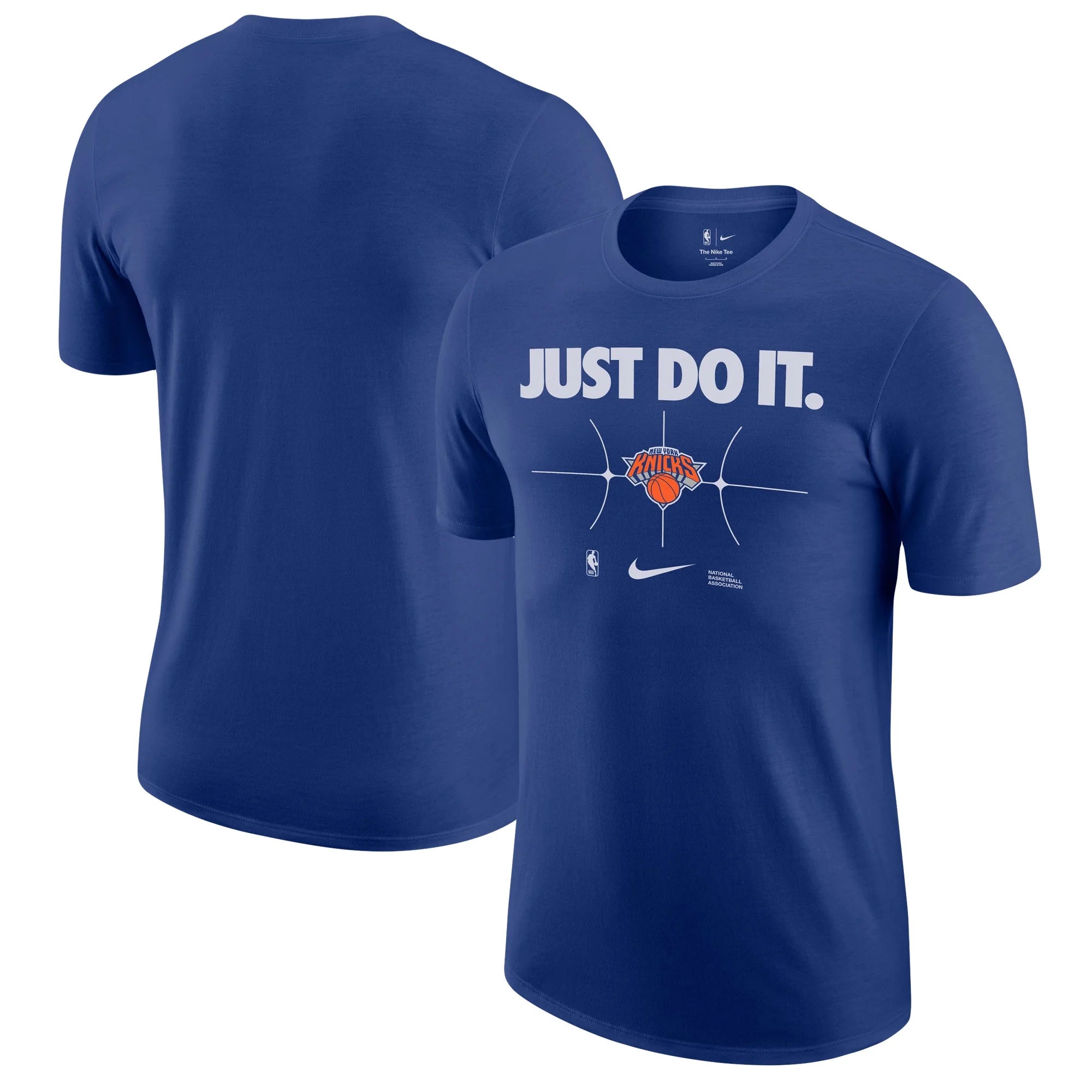 Men's Nike Blue New York Knicks Just Do It T-Shirt