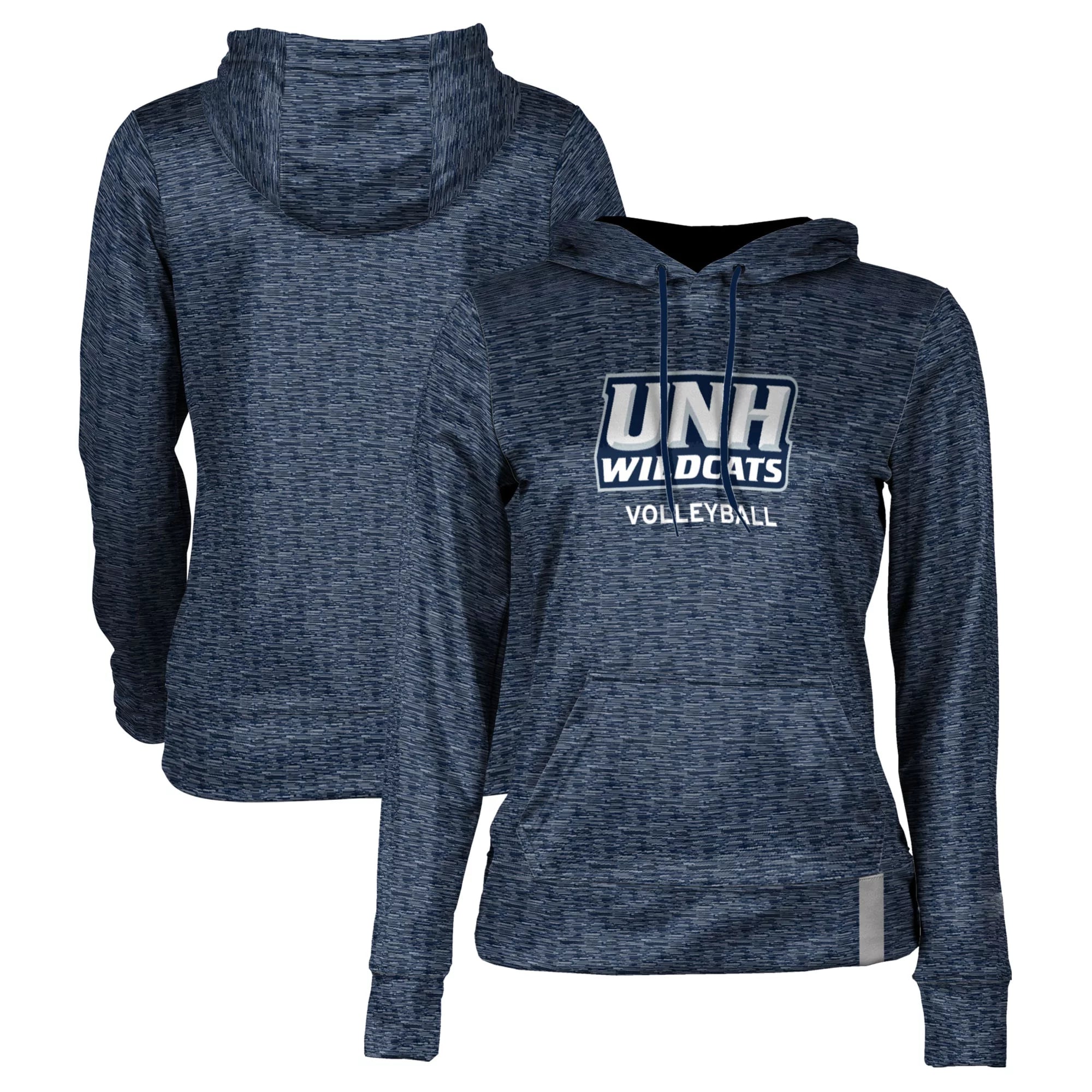 Women's Navy New Hampshire Wildcats Volleyball Pullover Hoodie