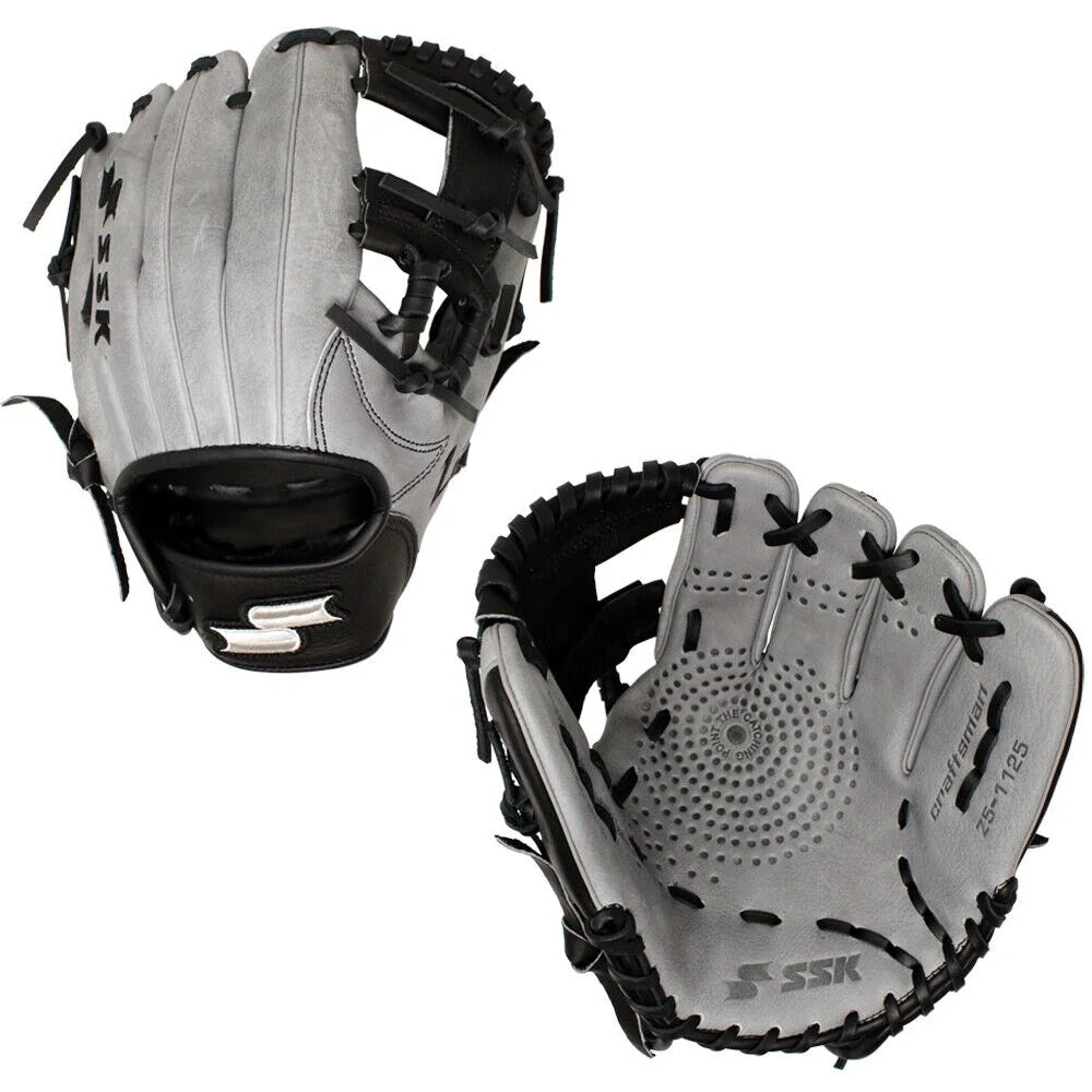SSK Z5 Craftsman 11.25 Infield Baseball Glove Z5-1125GRYBLK1