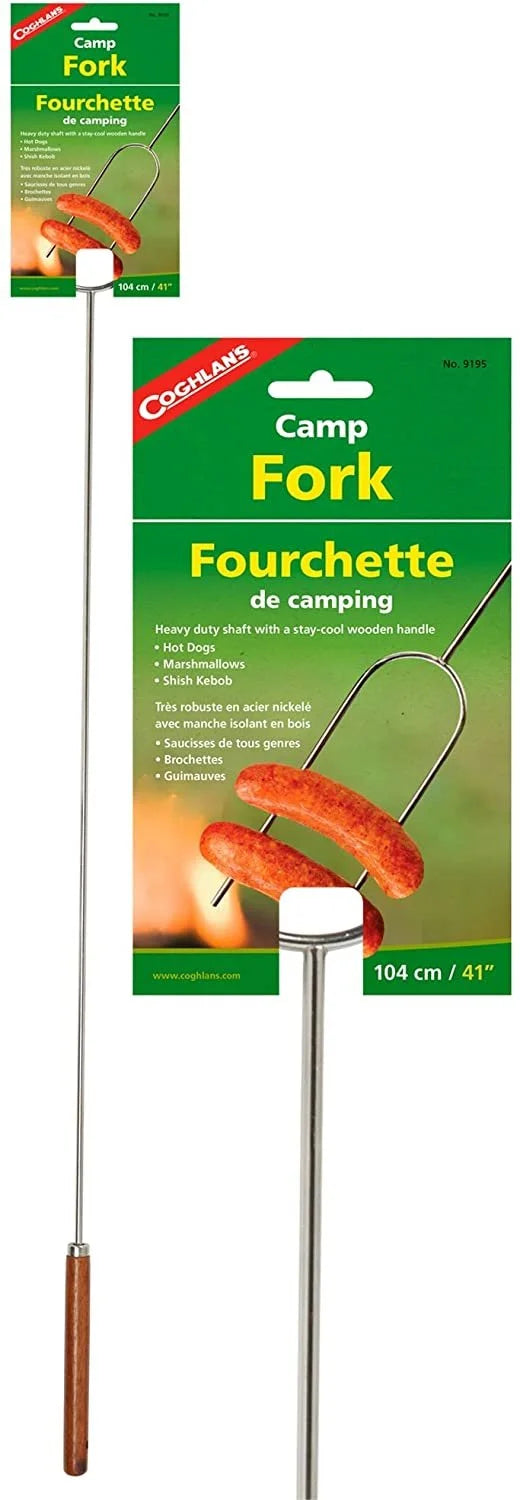 Coghlan's Silver Camp Fork 1 in. W x 41 in. L 1 pk