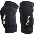 Ninja MTB Hooligan Knee Pad - Heavy Duty Knee Pads for Men or Women - Great Protection for Mountain Bike or BMX Riders - Sleeve with Knee Pads for Mountain Biking (L)