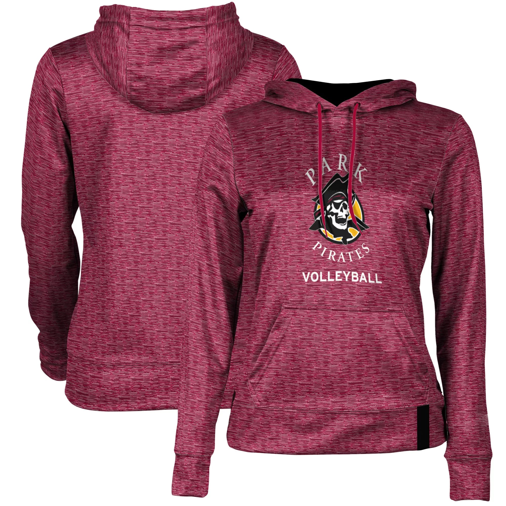Women's Wine Park Pirates Volleyball Pullover Hoodie
