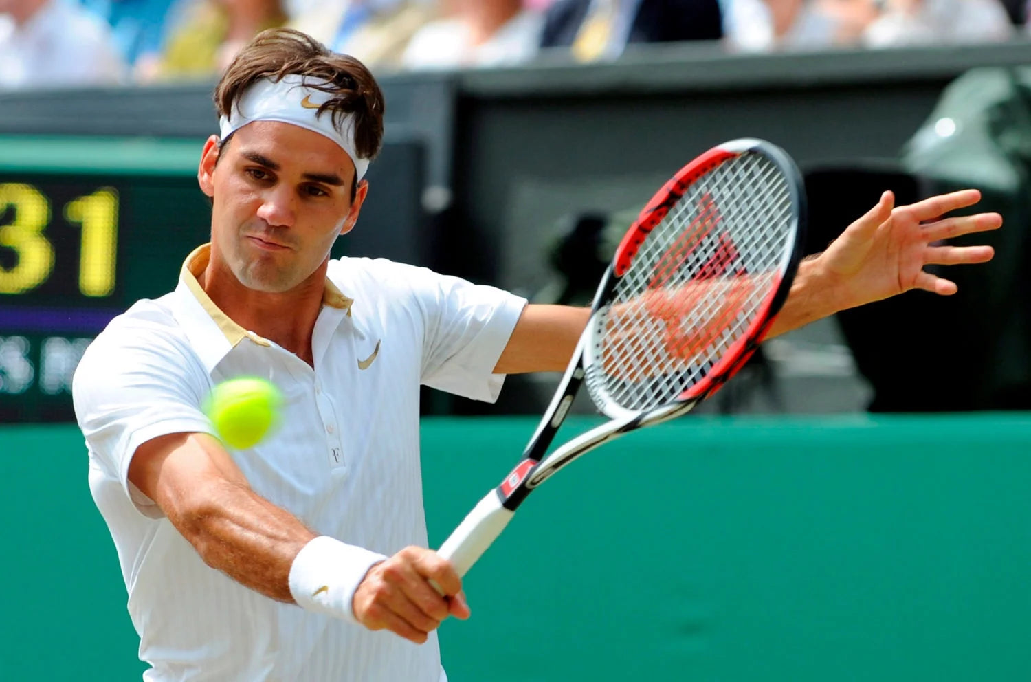 Roger Federer Poster Giclee Print Backhand Tennis 27Inx40In for any room 27x40 Square Adults Best Posters