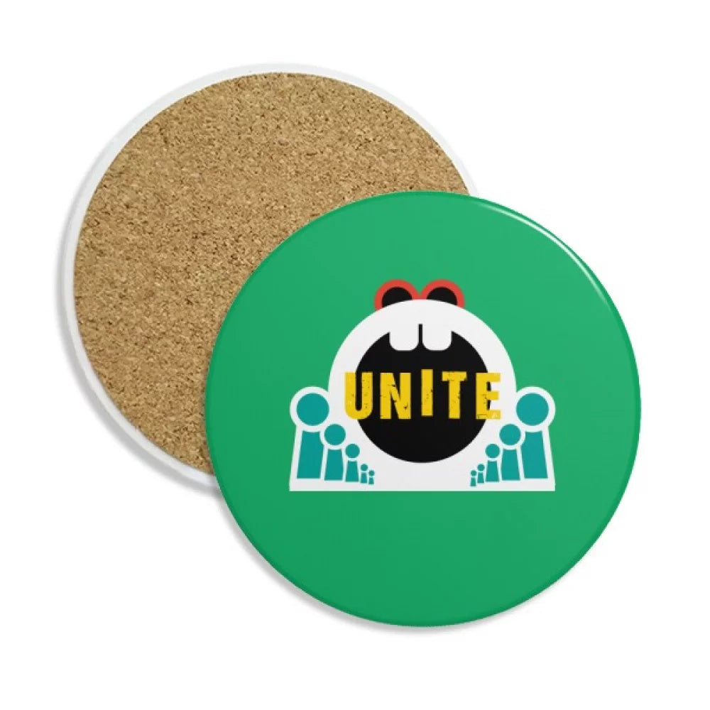 Independent Unity United States Coaster Cup Mug Tabletop Protection Absorbent Stone