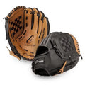 12 in. Synthetic Leather Glove, Brown & Black