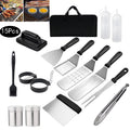 Ponyta BBQ Grill Tool Set, Stainless Steel BBQ Accessories with Storage Bag BBQ Tools