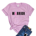 Warrior Shirt Cancer T-shirt Ribbon Shirts Awareness Tee Women's Survivor Gift Breast Cancer Tshirt