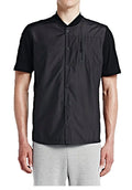 Nike Mens Bonded Button Jersey Black